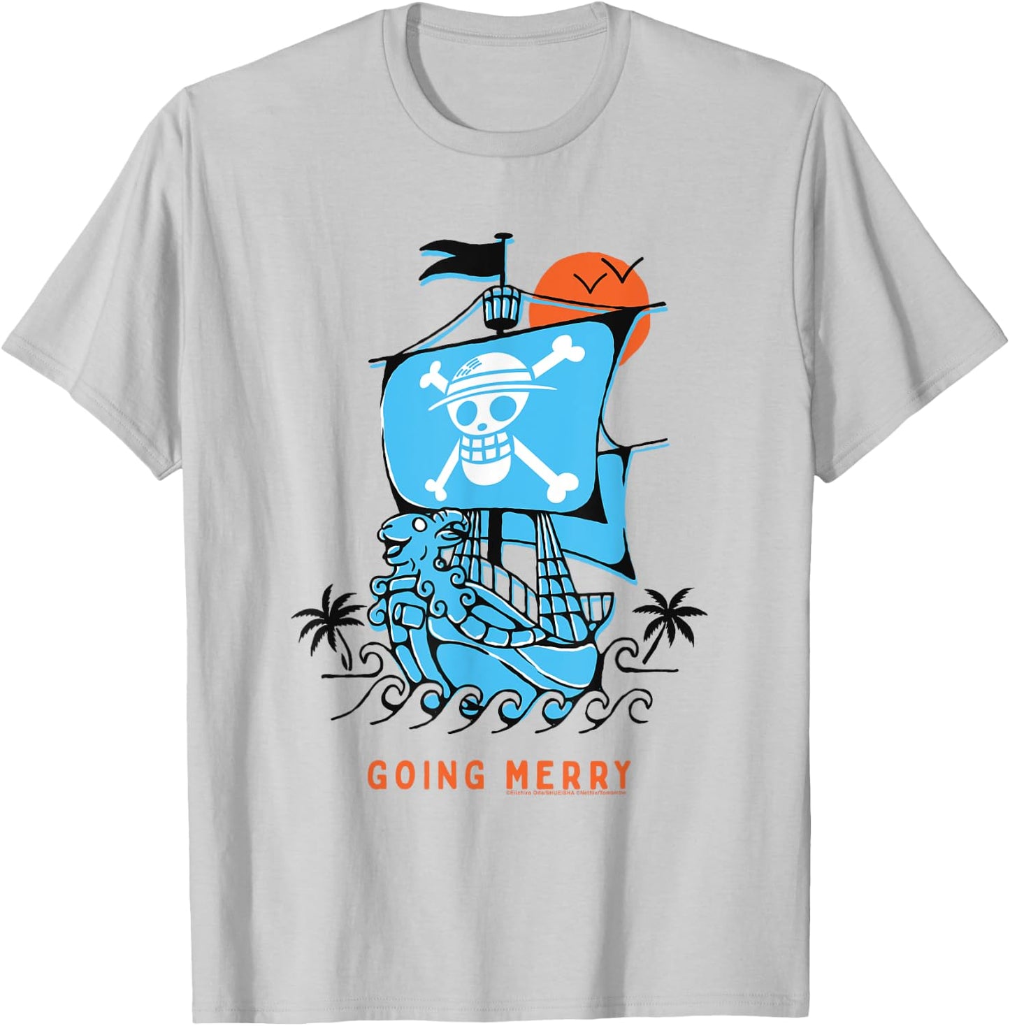 Going Merry Ship Straw Hat Pirates Monkey D Luffy T-Shirt - T-Shirt | Ash
