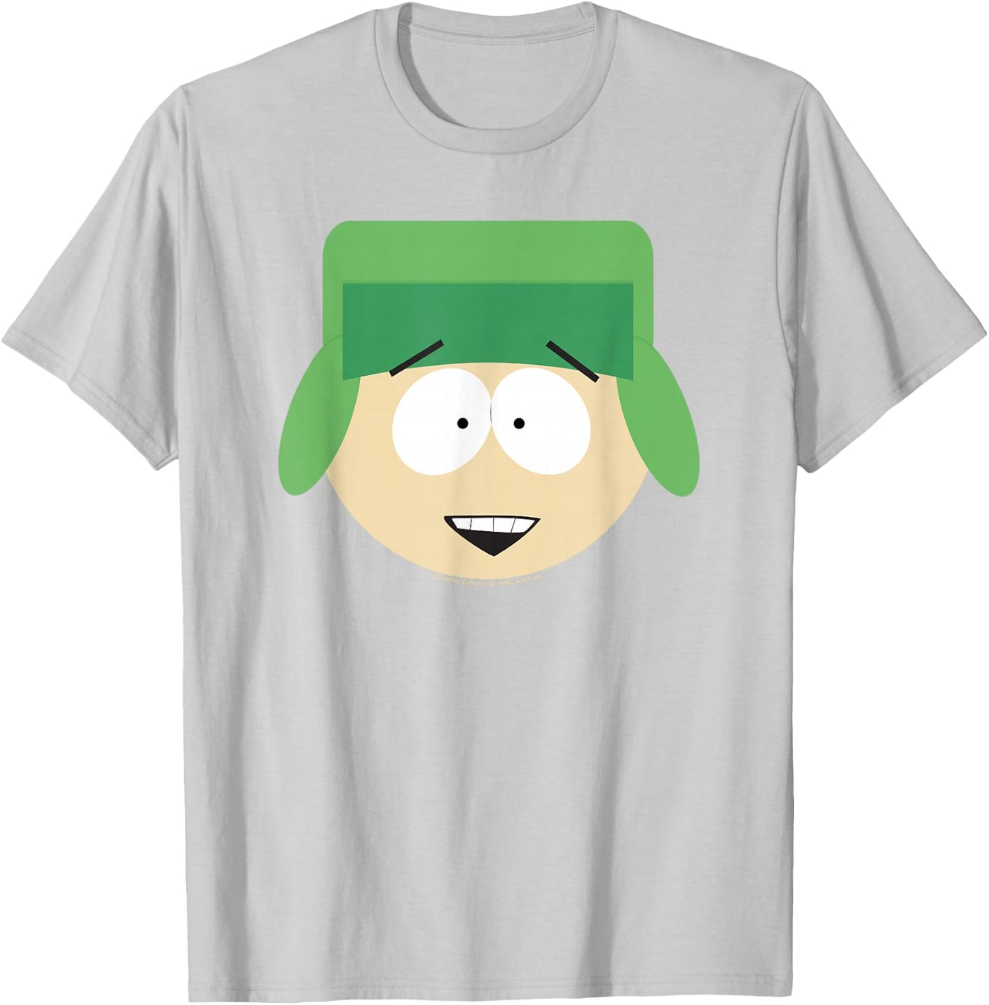 South Park Kyle Smile Face Halloween T-Shirt - T-Shirt | Ash