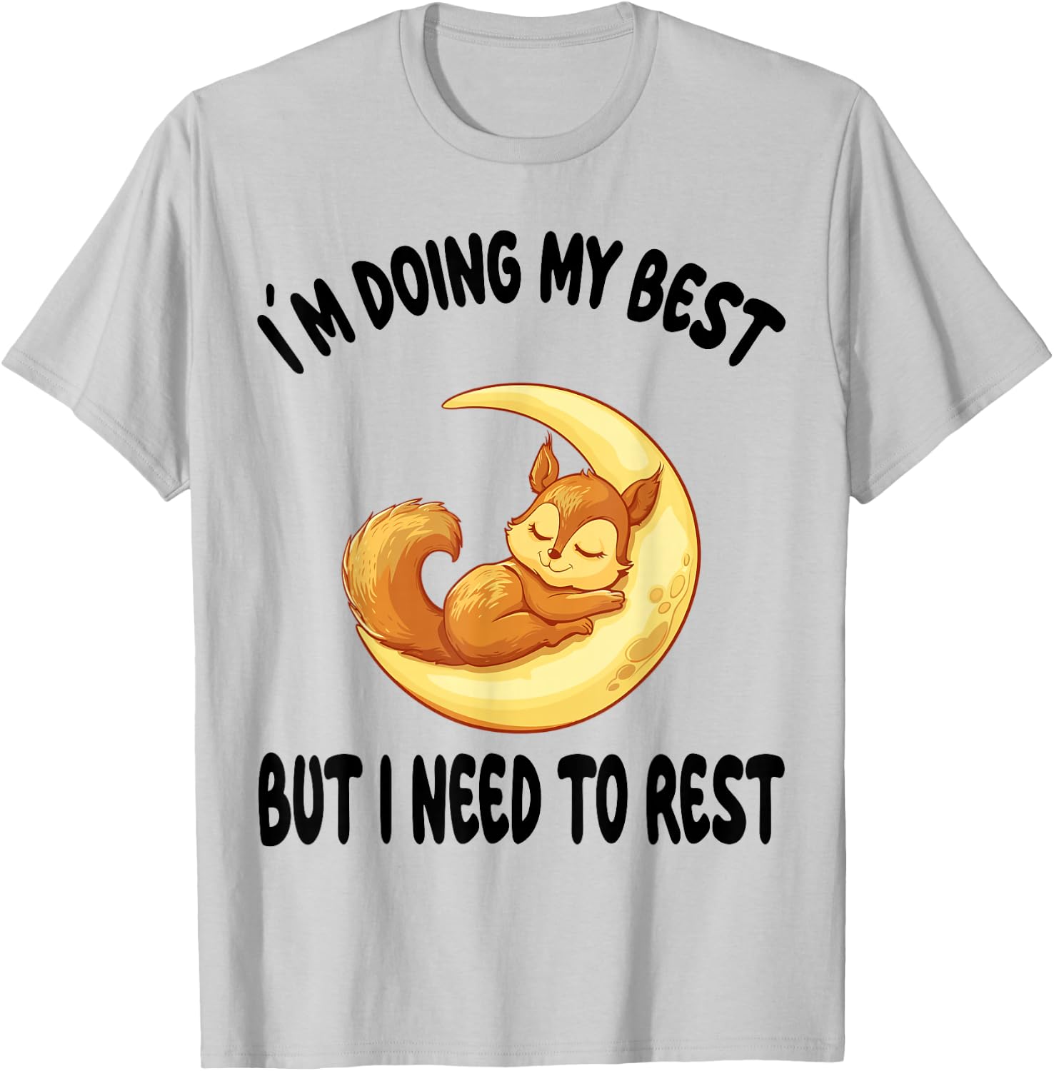 Squirrel Official Sleepshirt Pajamas Nightgown T-Shirt - T-Shirt | Ash
