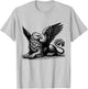 Retro Vintage Griffin Cute Silhouette Legendary Griffin T-Shirt - T-Shirt | Ash