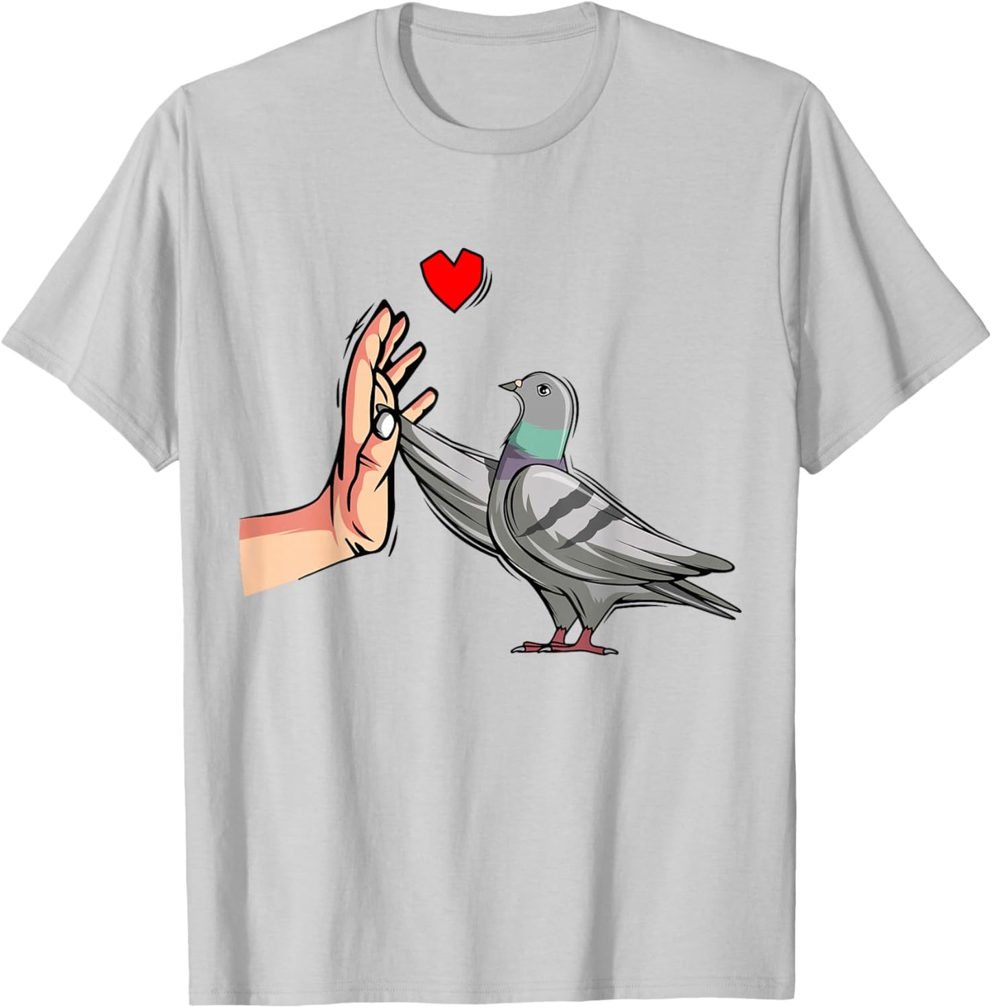 Pigeons Pigeon Breeders Pigeons Pigeon Breeding , White T-Shirt - T-Shirt | Ash