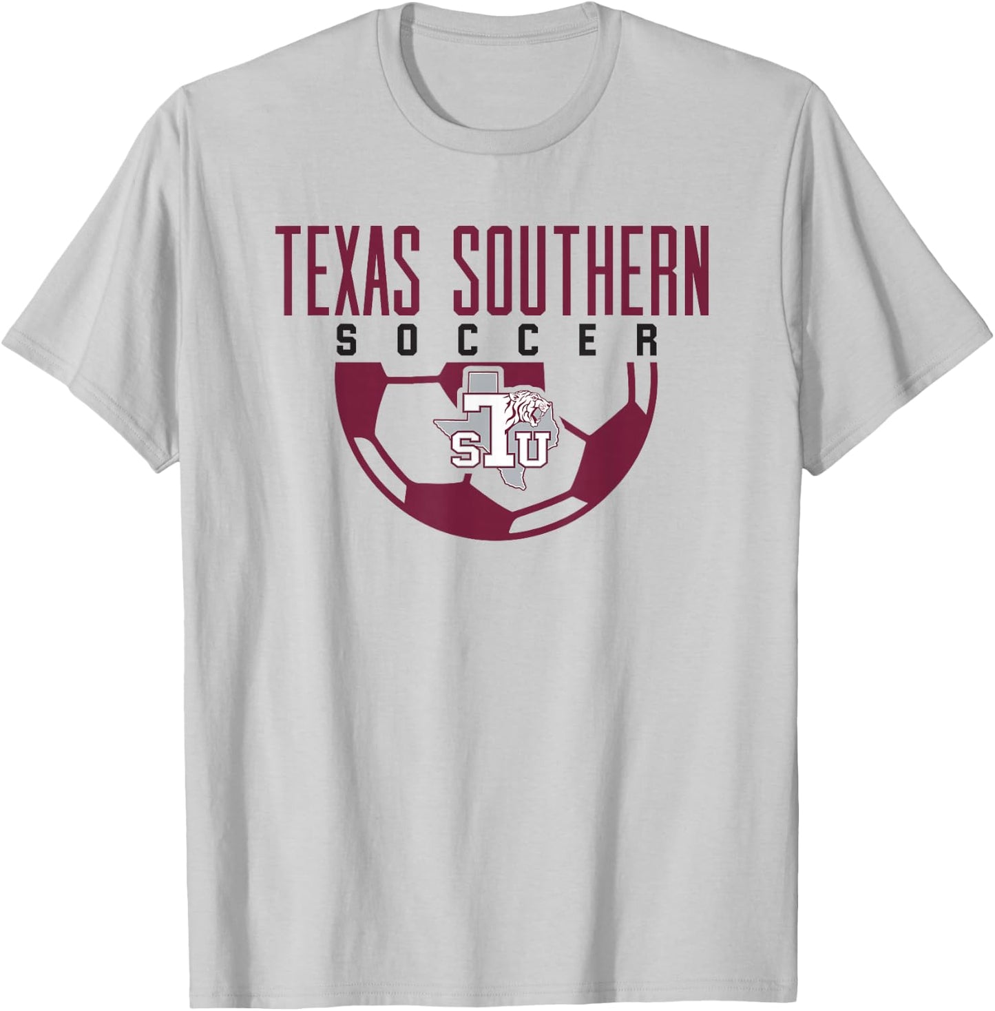 Texas Southern University Tigers Soccer Arch T-Shirt - T-Shirt | Ash
