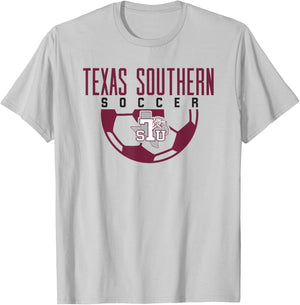 Texas Southern University Tigers Soccer Arch T-Shirt - T-Shirt | Ash
