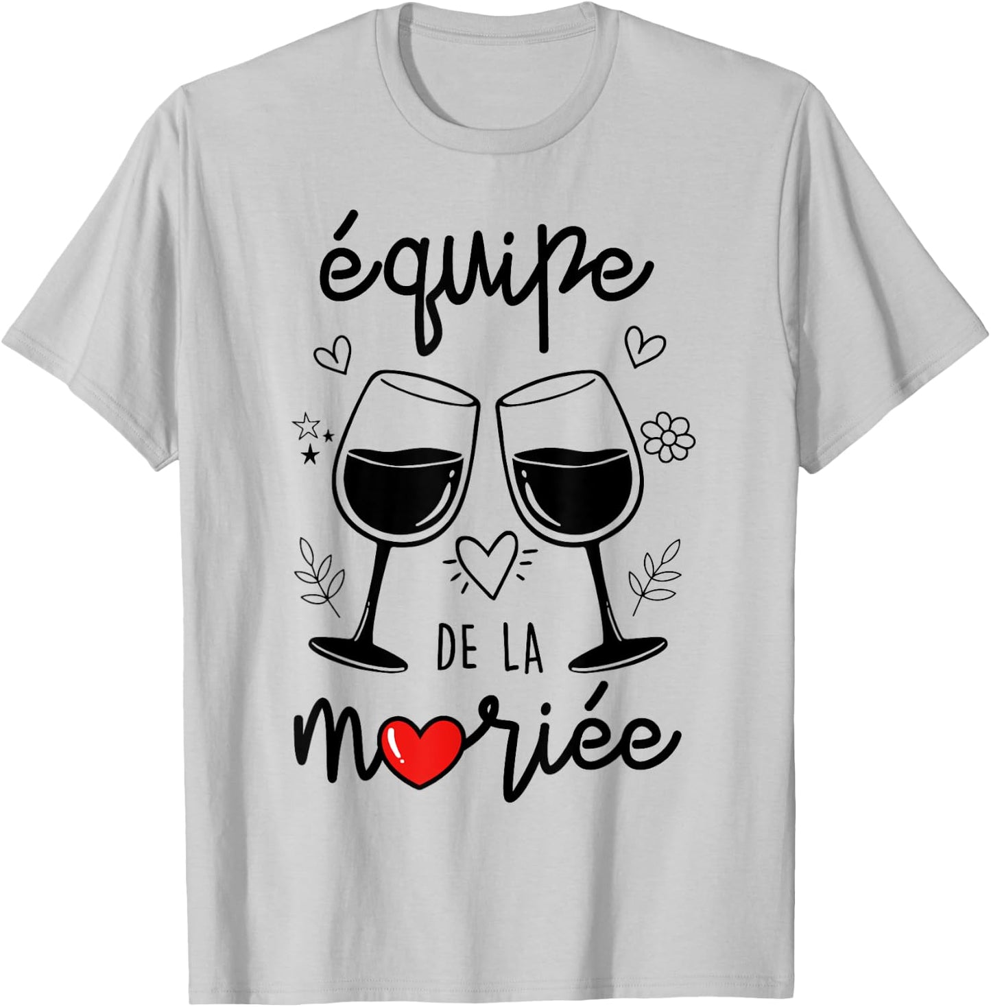 Drôle Femme Team De La Mariée EVJF Future Mariée T-Shirt - T-Shirt | Ash