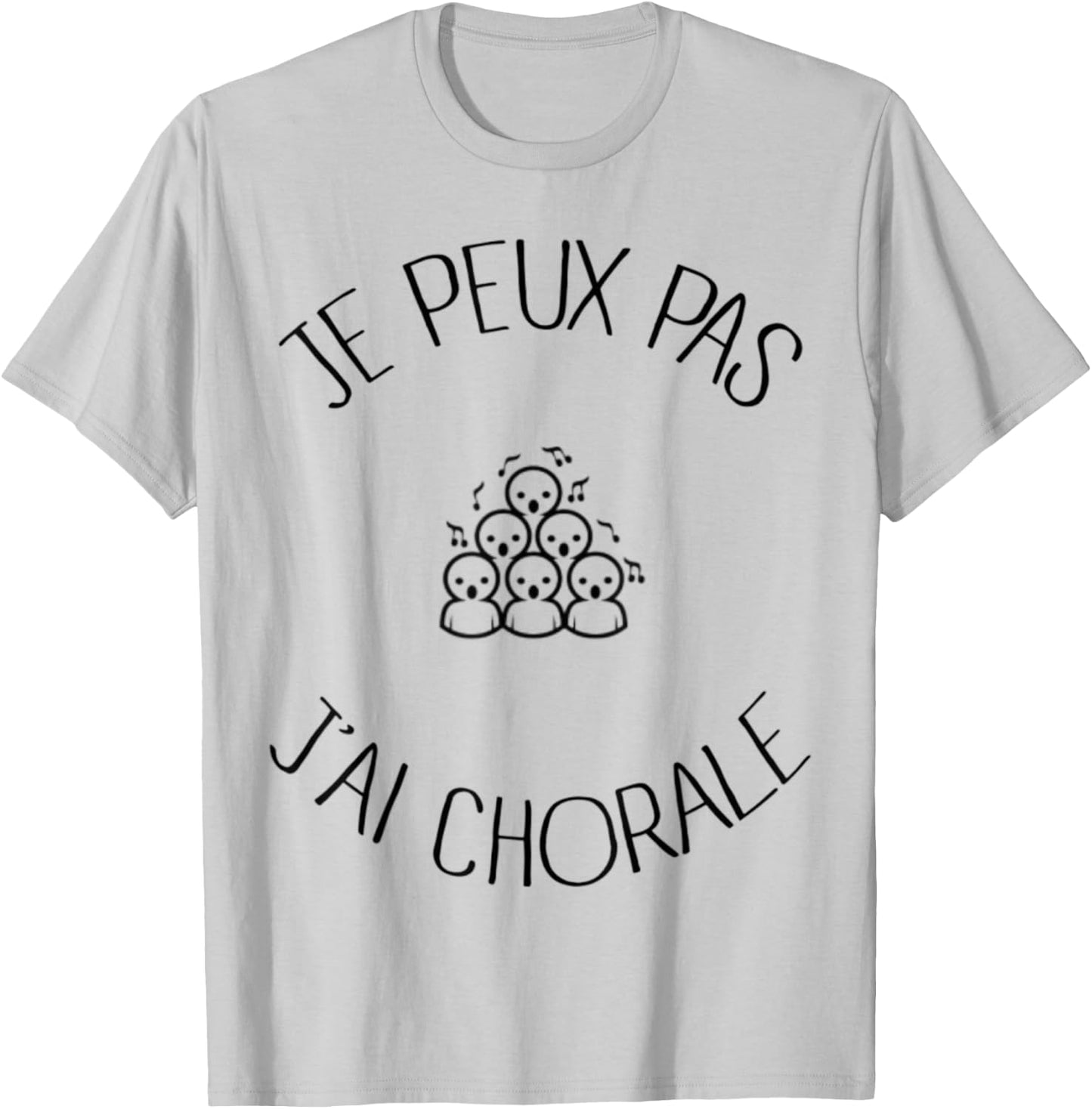 Je peux pas j'ai choir choir Gift , white, S T-Shirt - T-Shirt | Ash