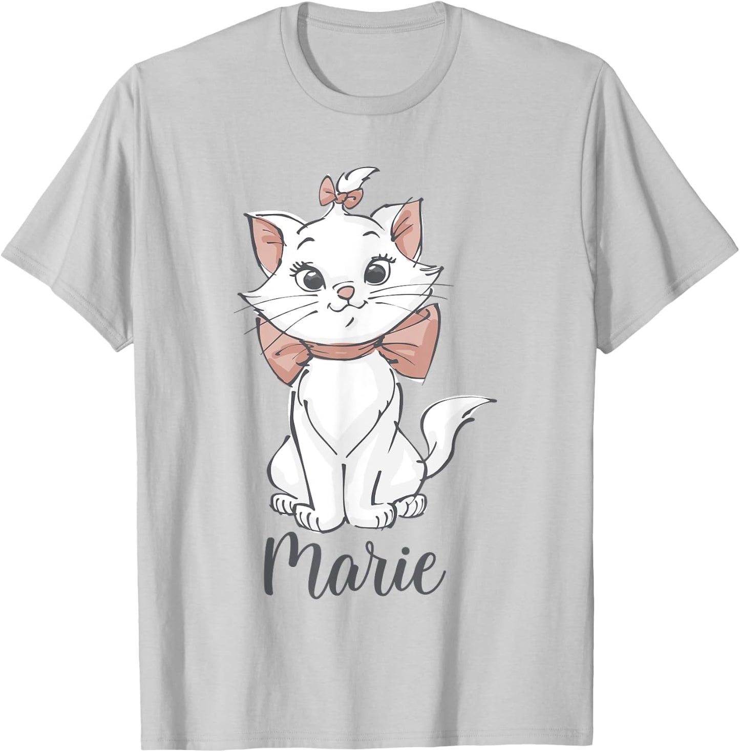 Disney The Aristocats Marie Classic Painting Cute Portrait T-Shirt - T-Shirt | Ash