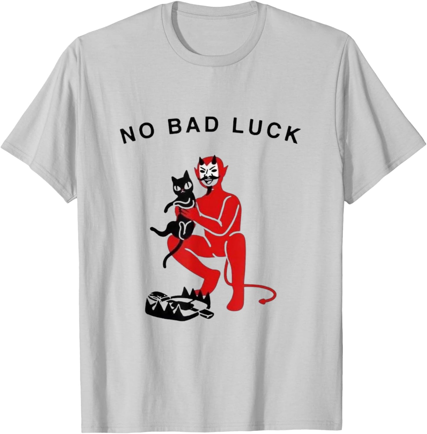 No Bad Luck T-Shirt - T-Shirt | Ash