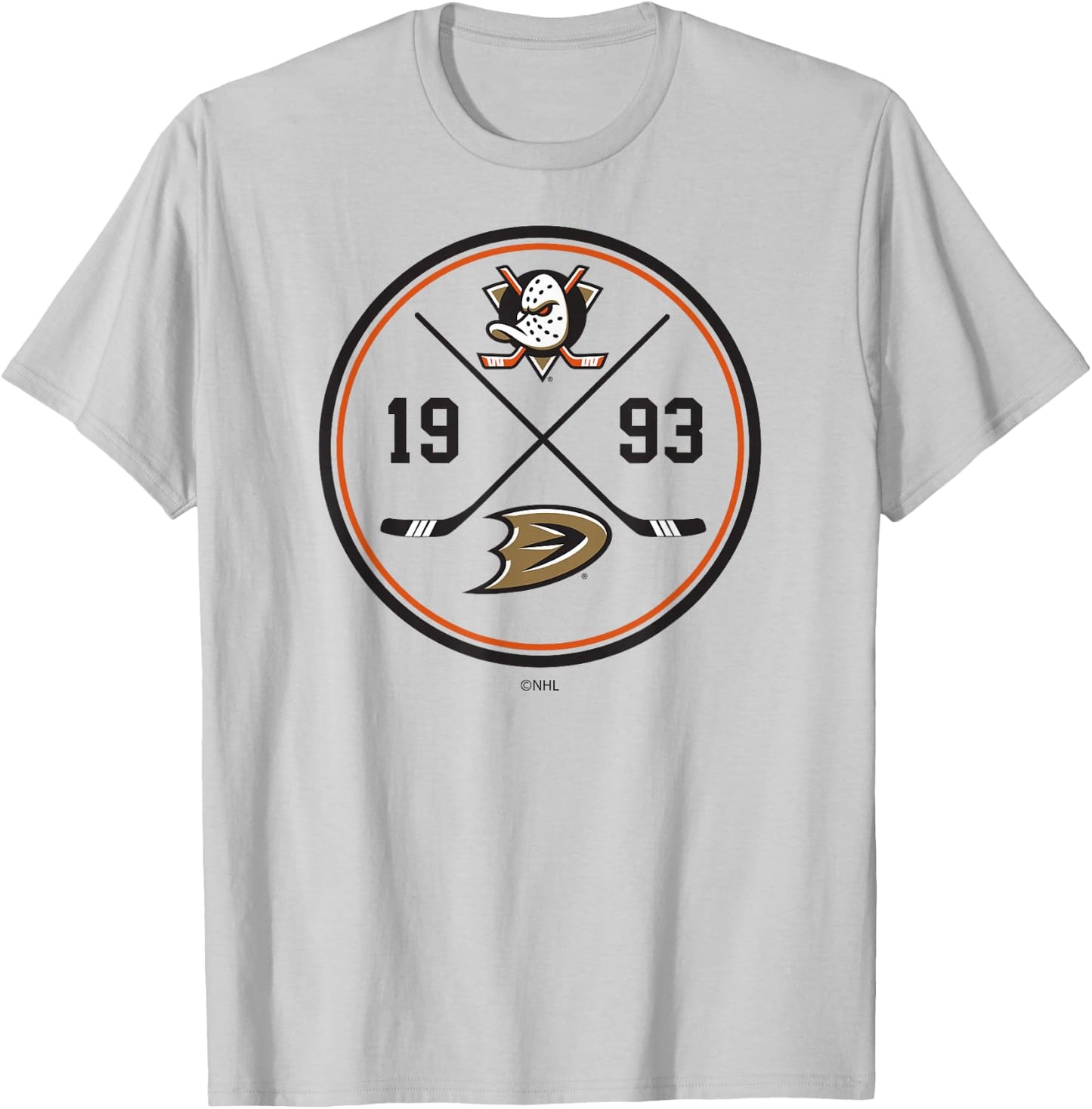 Anaheim Ducks Prize Officially Licensed T-Shirt - T-Shirt | Ash