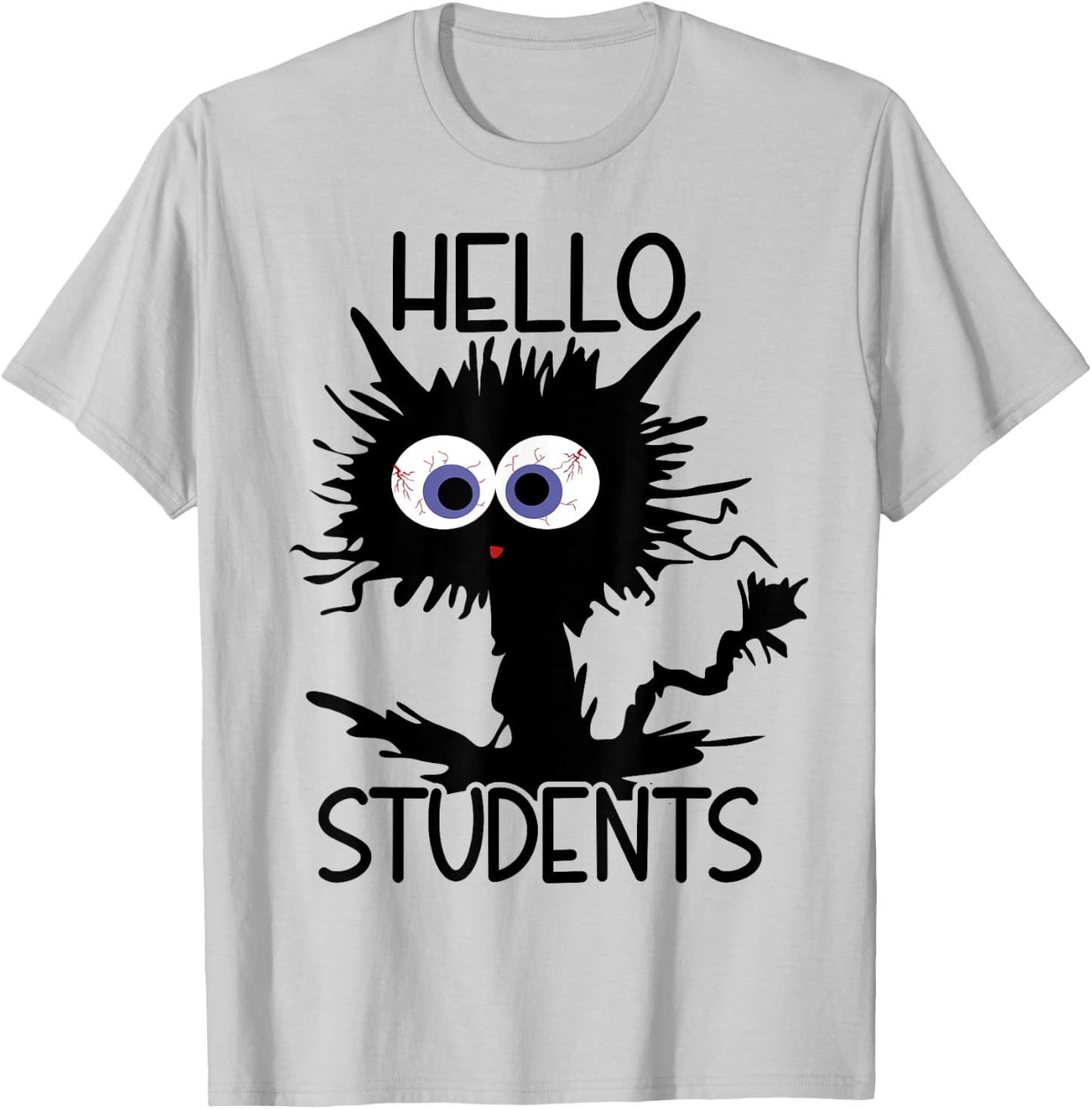 English Language Teacher It's Fine Cat Men Women T-Shirt - T-Shirt | Ash