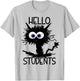 English Language Teacher It's Fine Cat Men Women T-Shirt - T-Shirt | Ash