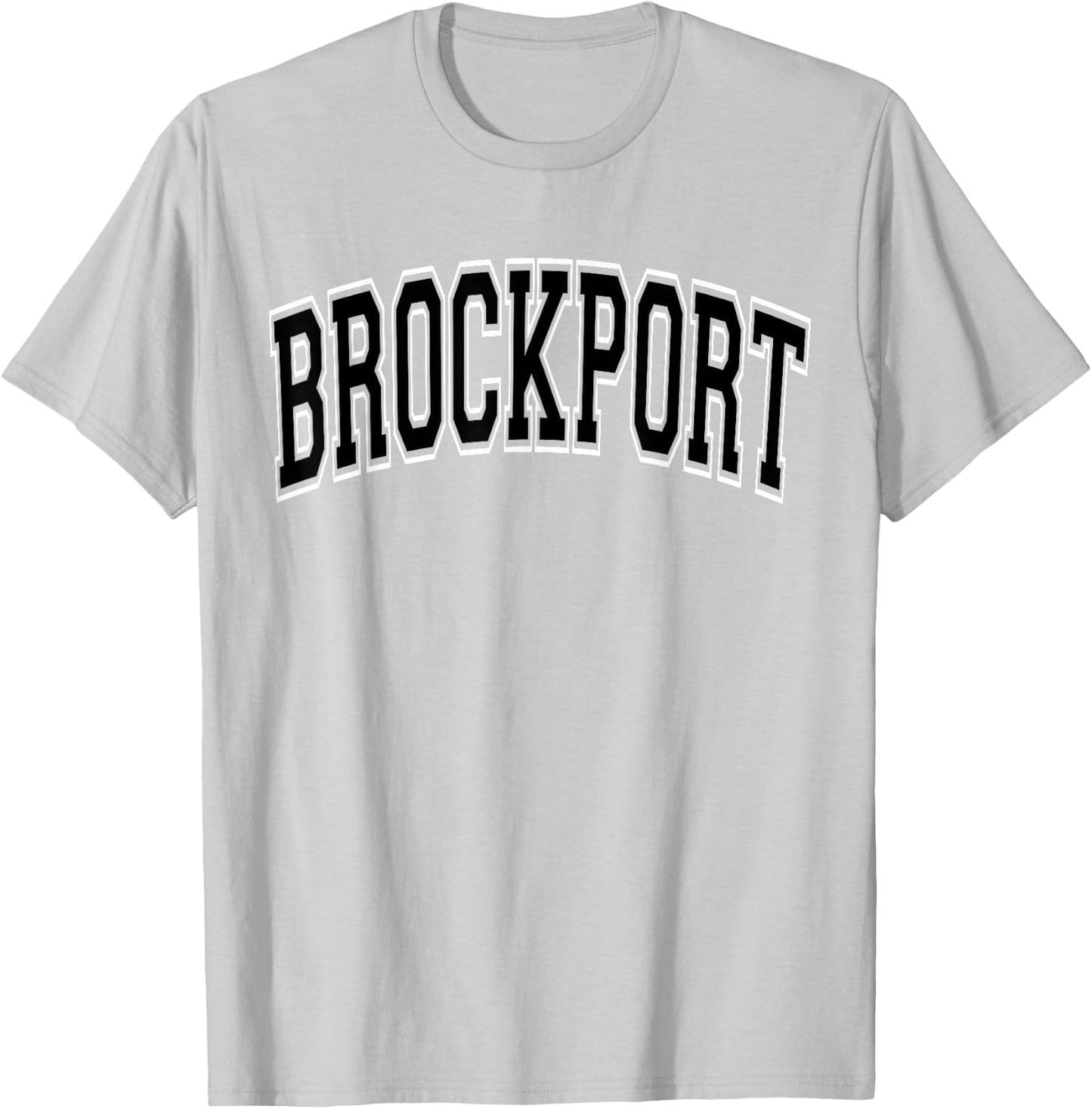 Brockport Arched Green with Black Text T-Shirt - T-Shirt | Ash