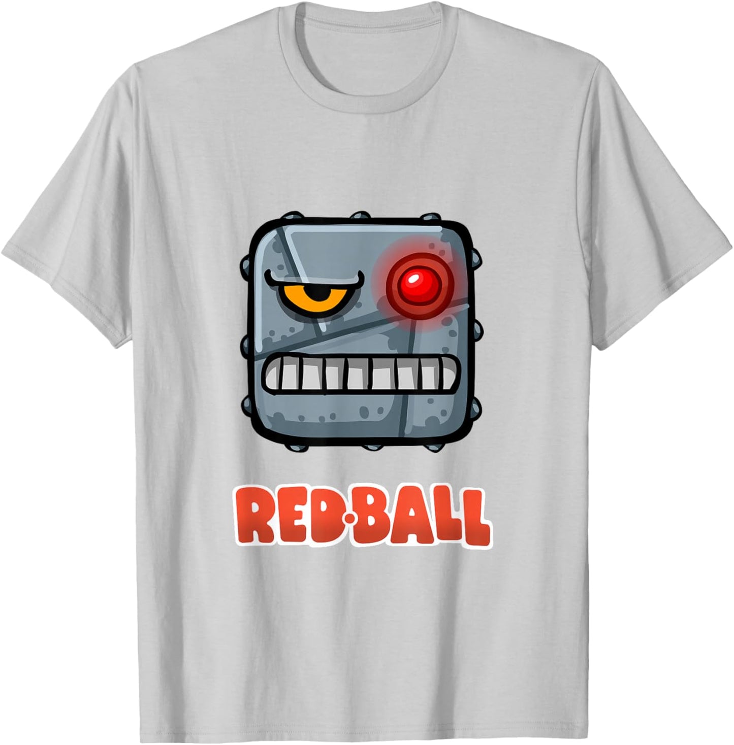 Red Ball 4 - The Robo Box T-Shirt - T-Shirt | Ash