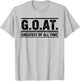 G.O.A.T. Vintage Greatest of All Time T-Shirt - T-Shirt | Ash