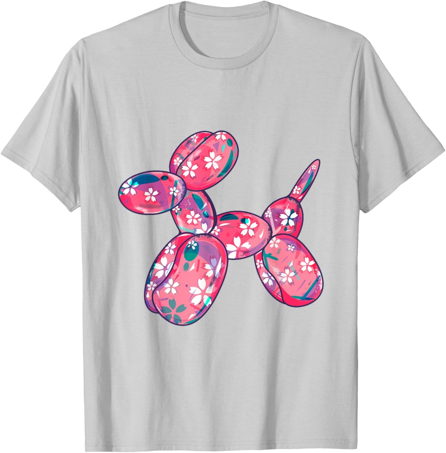 Party Balloon Dog Twister Pet Puppy Animal Keeper Lover Women Kids T-Shirt - T-Shirt | Ash