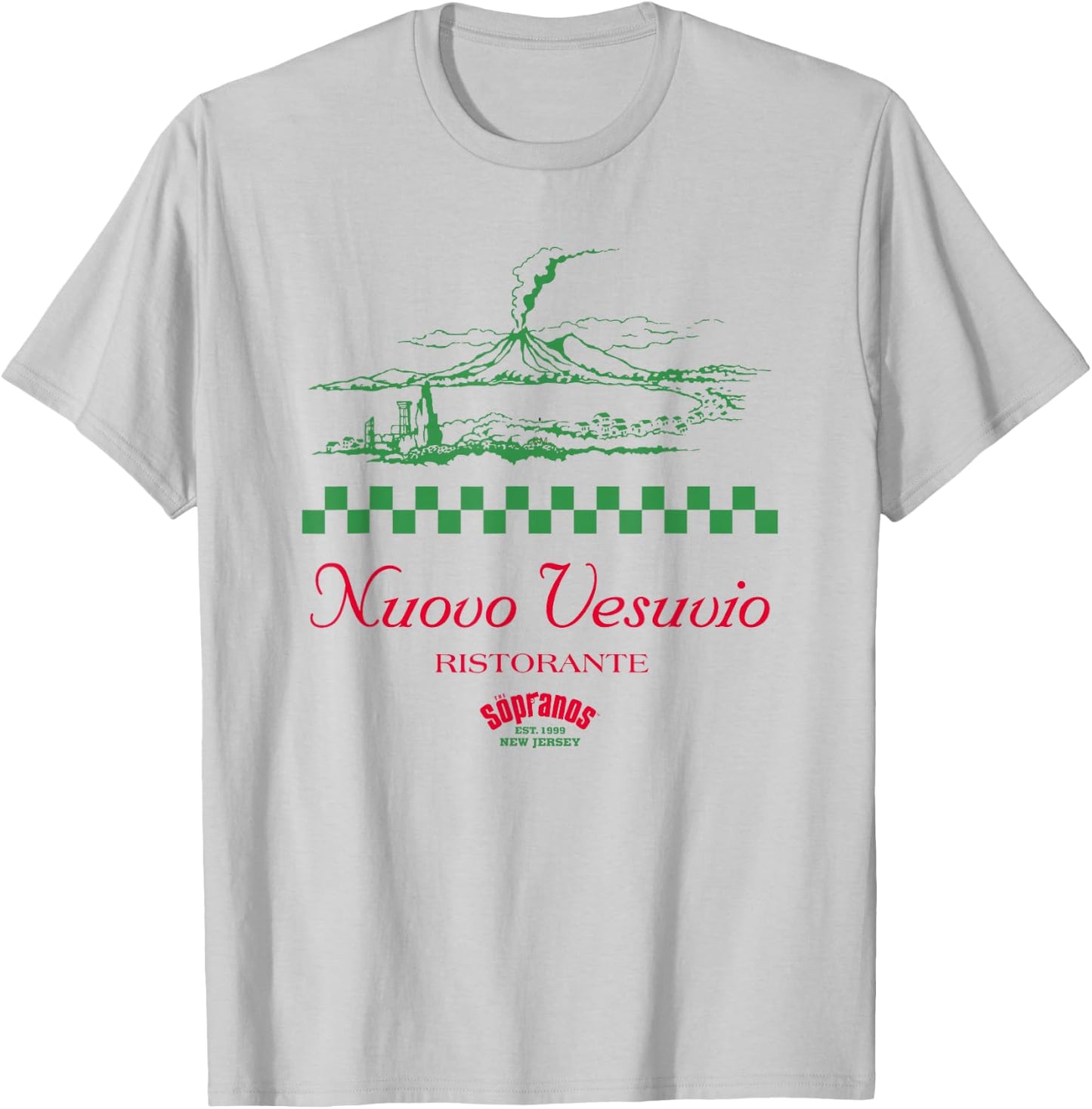Logo Nuovo Vesuvio , white, S T-Shirt - T-Shirt | Ash