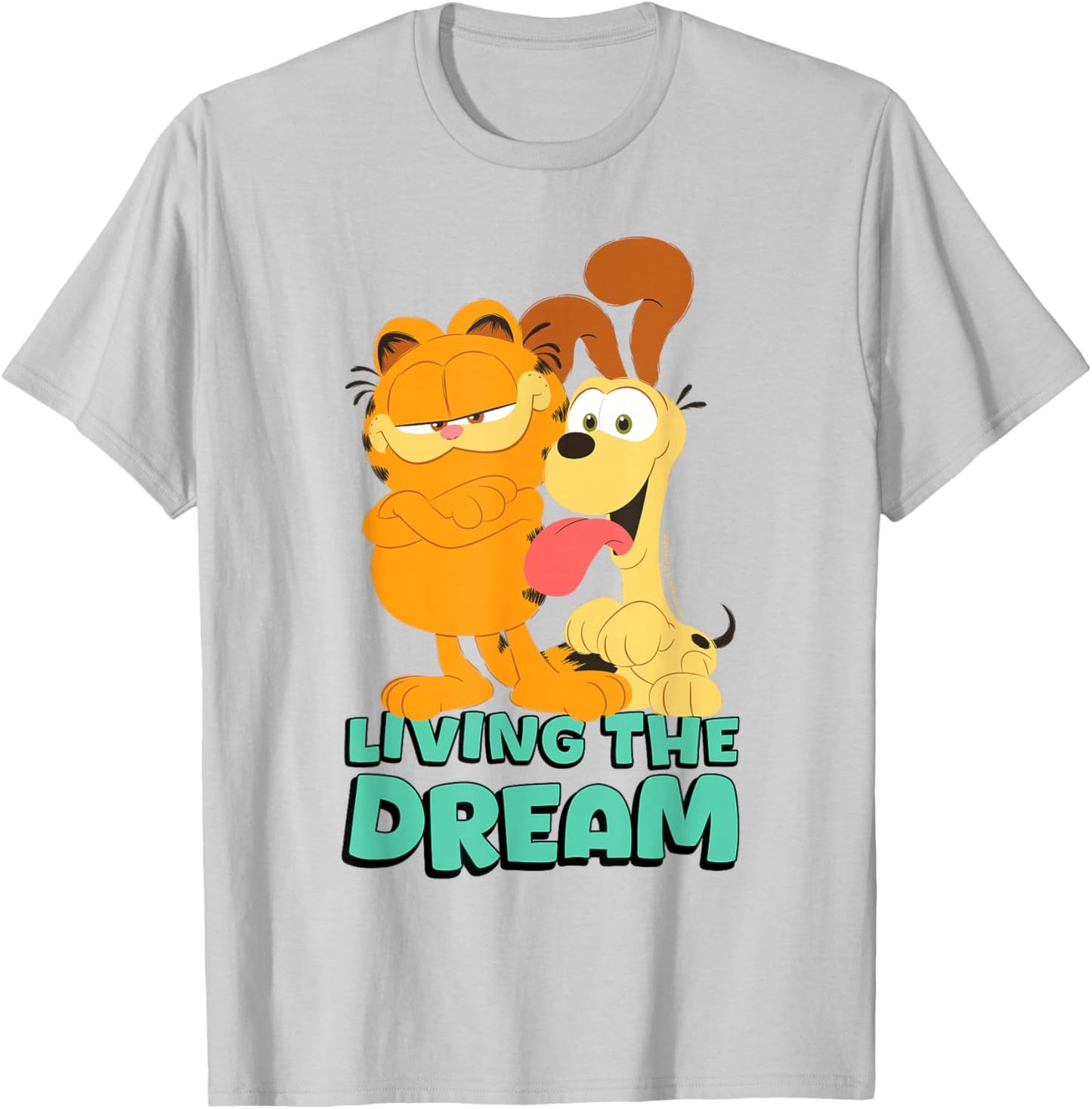 Garfield and Odie , white, S T-Shirt - T-Shirt | Ash