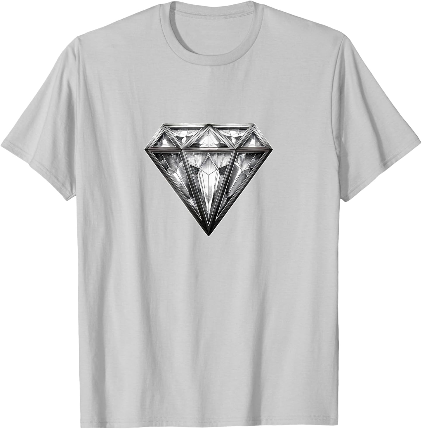 Diamond White with White T-Shirt - T-Shirt | Ash