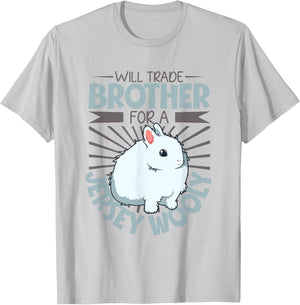 Will trade brother for a Jersey Wooly T-Shirt - T-Shirt | Ash