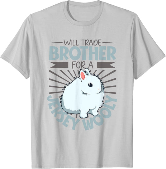 Will trade brother for a Jersey Wooly T-Shirt - T-Shirt | Ash