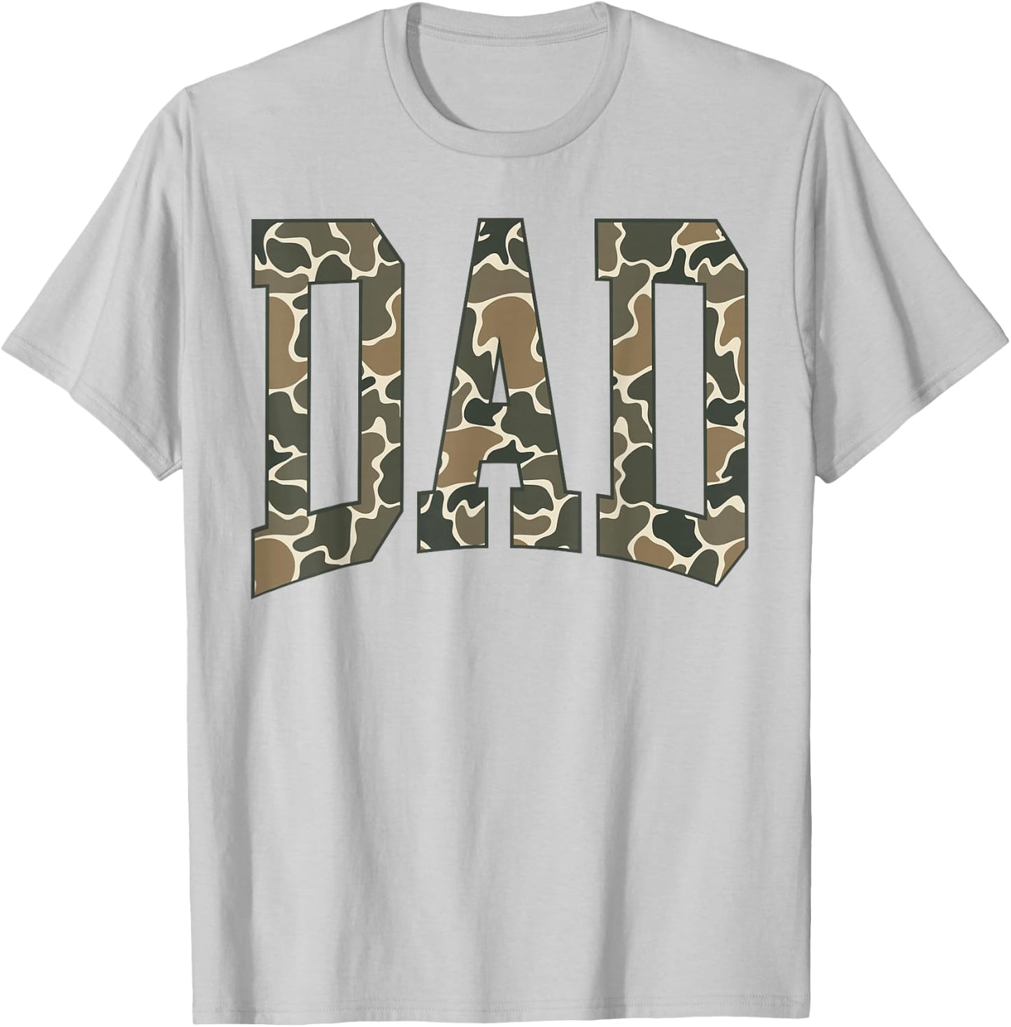 Dad Camo Camouflage Father's Day New Dad T-Shirt - T-Shirt | Ash