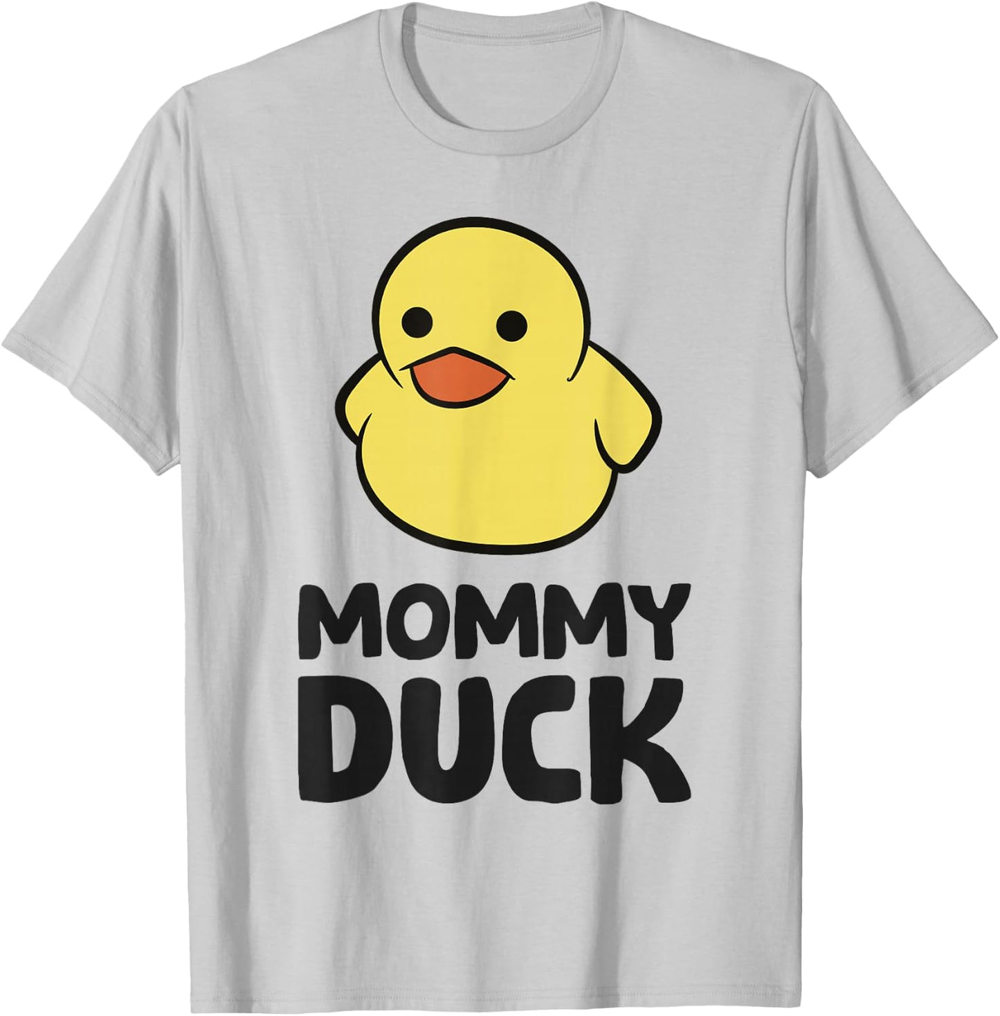 Mommy Duck Rubber Duck Mom T-Shirt - T-Shirt | Ash