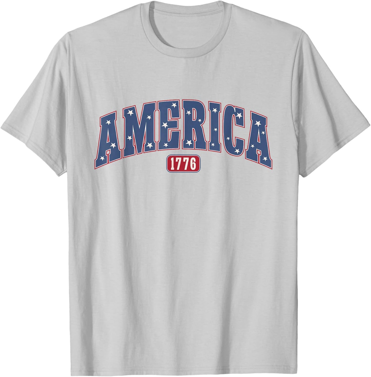 USA Since 1776 Flag American Independence 4th July Patriotic T-Shirt - T-Shirt | Ash