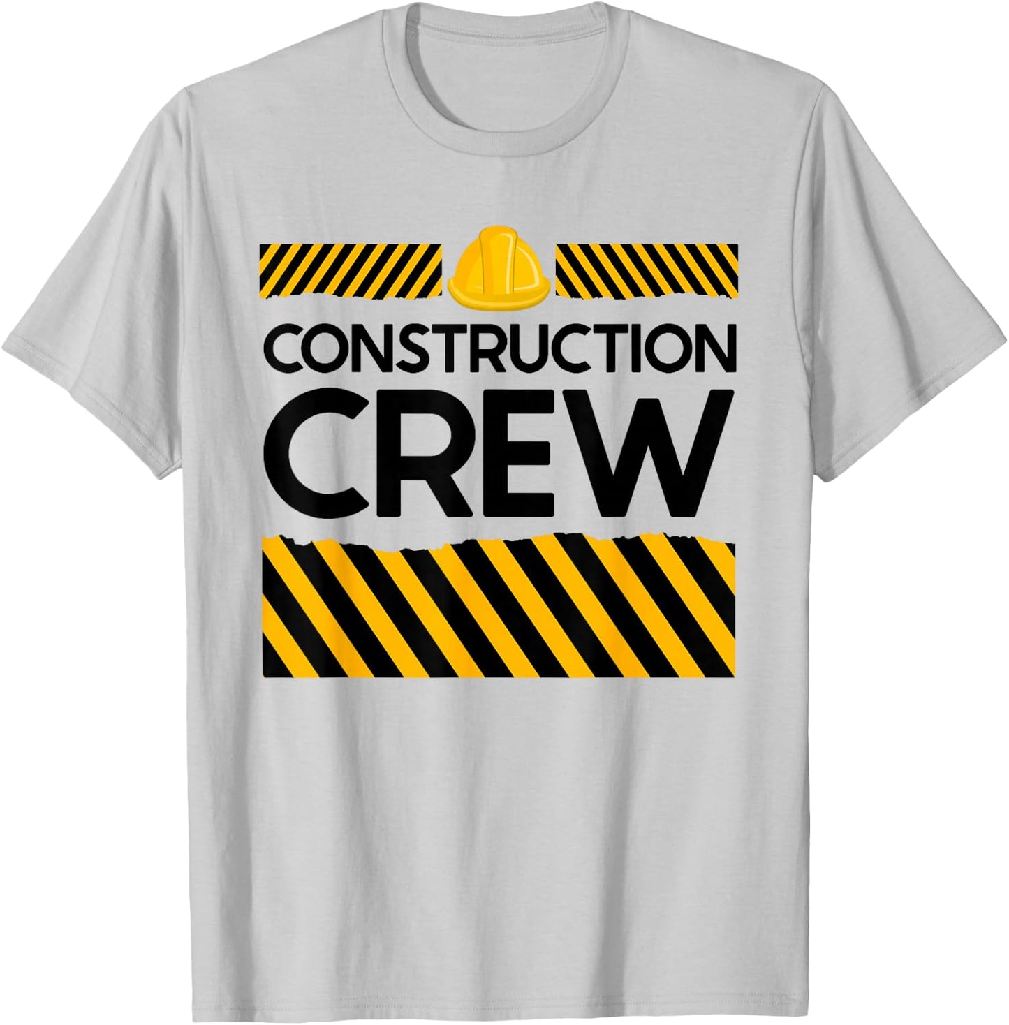 Kids Construction Crew Design – Perfect for Birthdays T-Shirt - T-Shirt | Ash