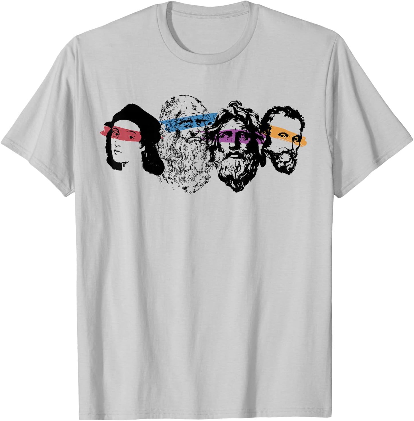 Renaissance-Ninja-Künstler-Shirt zum Zeichnen T-Shirt - T-Shirt | Ash