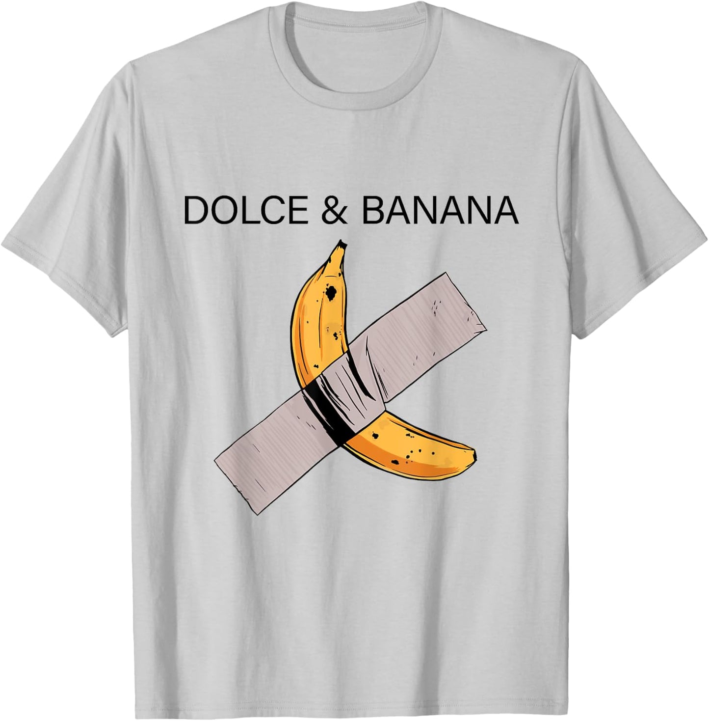 Dolce and Banana, Banana and Duck Tape T-Shirt - T-Shirt | Ash