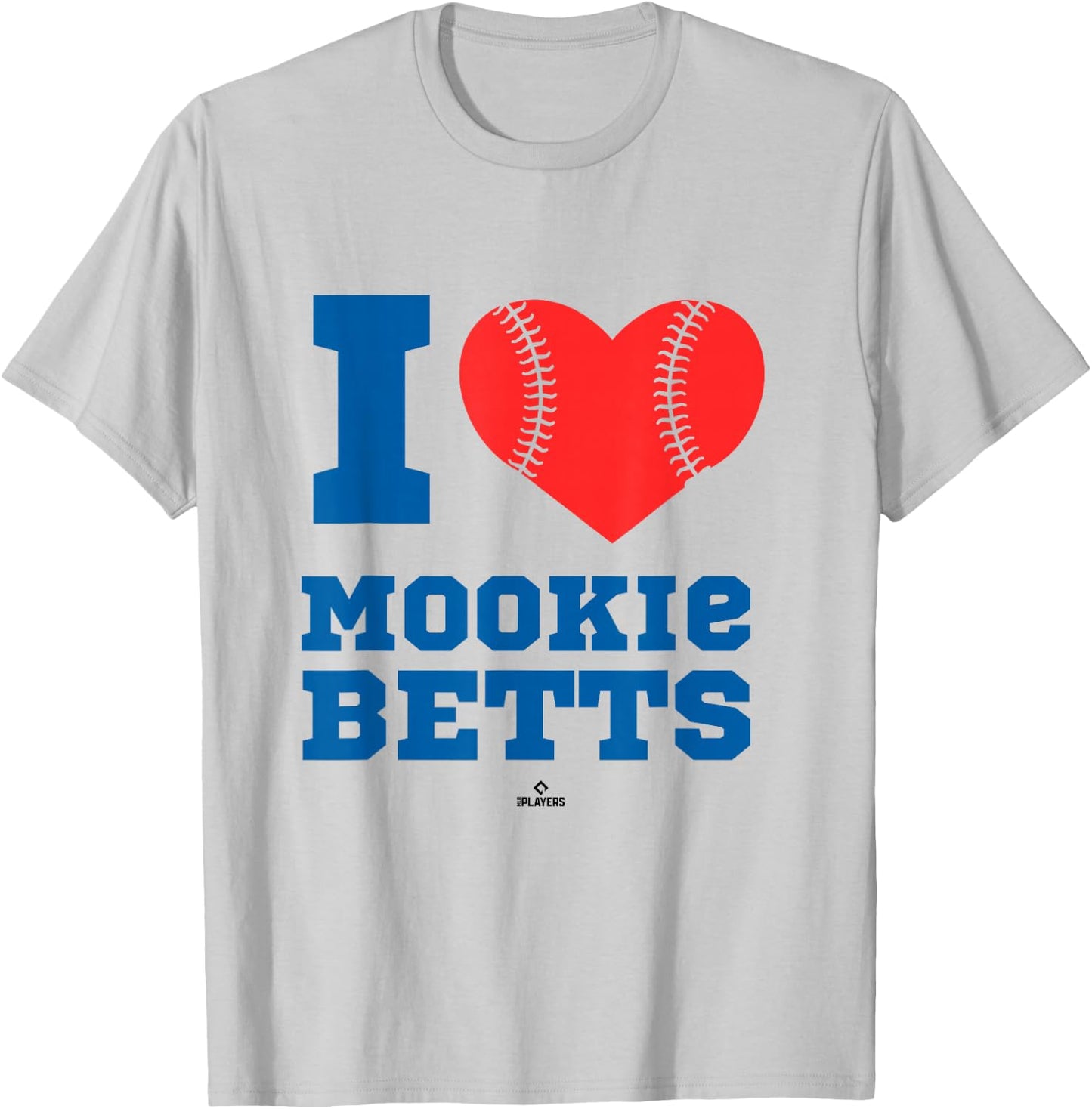 Mookie Betts | Los Angeles Baseball Merch | MLBMBE6001 T-Shirt - T-Shirt | Ash
