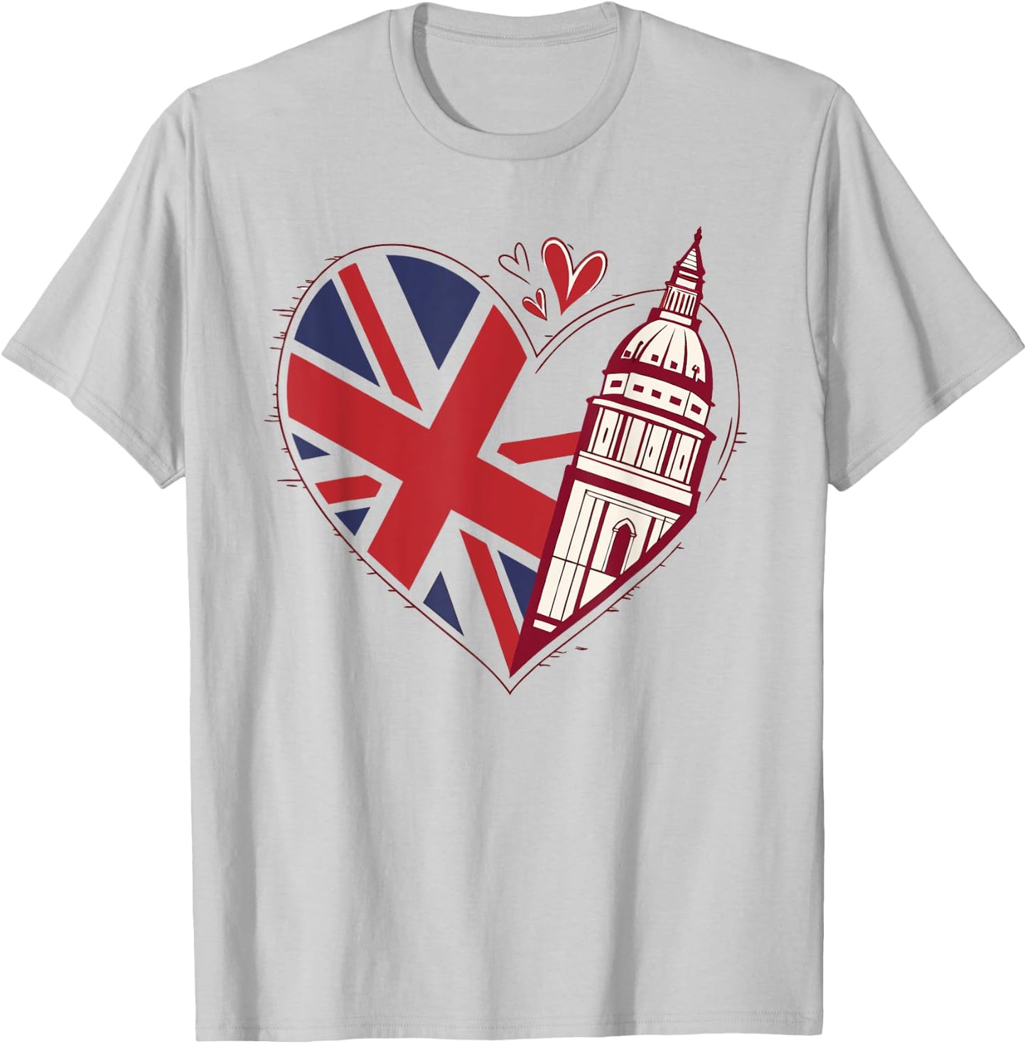 United Kingdom Flag , Women, Kids T-Shirt - T-Shirt | Ash