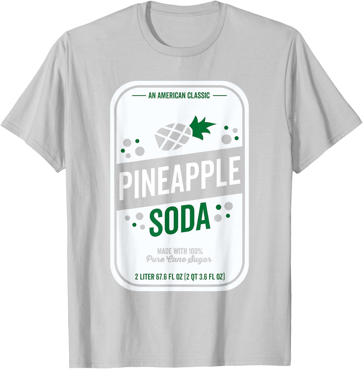 Soda Group Halloween Costume Pineapple Soda T-Shirt - T-Shirt | Ash
