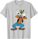 Goofy Crazy , White T-Shirt - T-Shirt | Ash