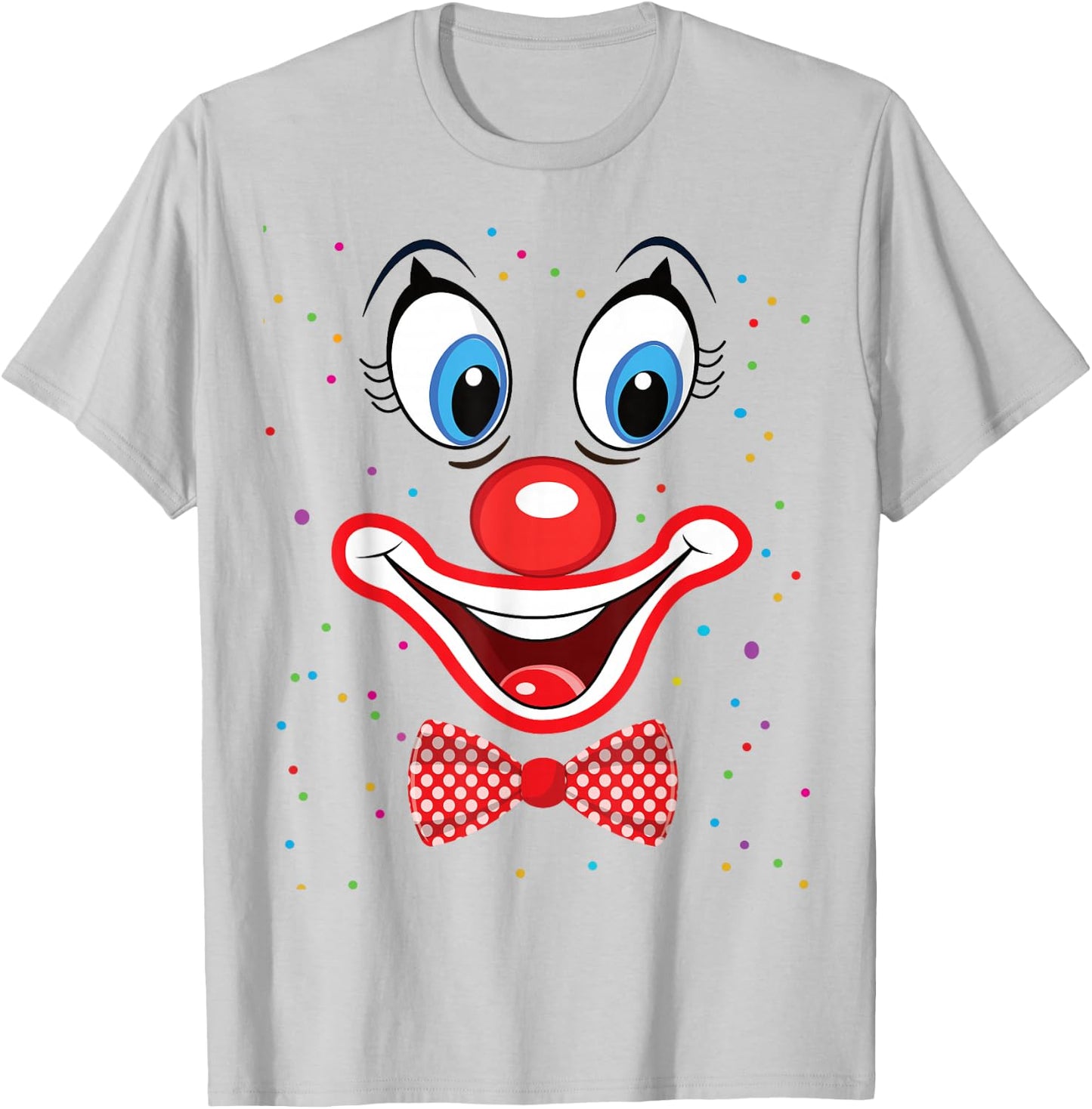 Carnival Costume Fancy Dress Costume Funny Clown Confetti , black T-Shirt - T-Shirt | Ash