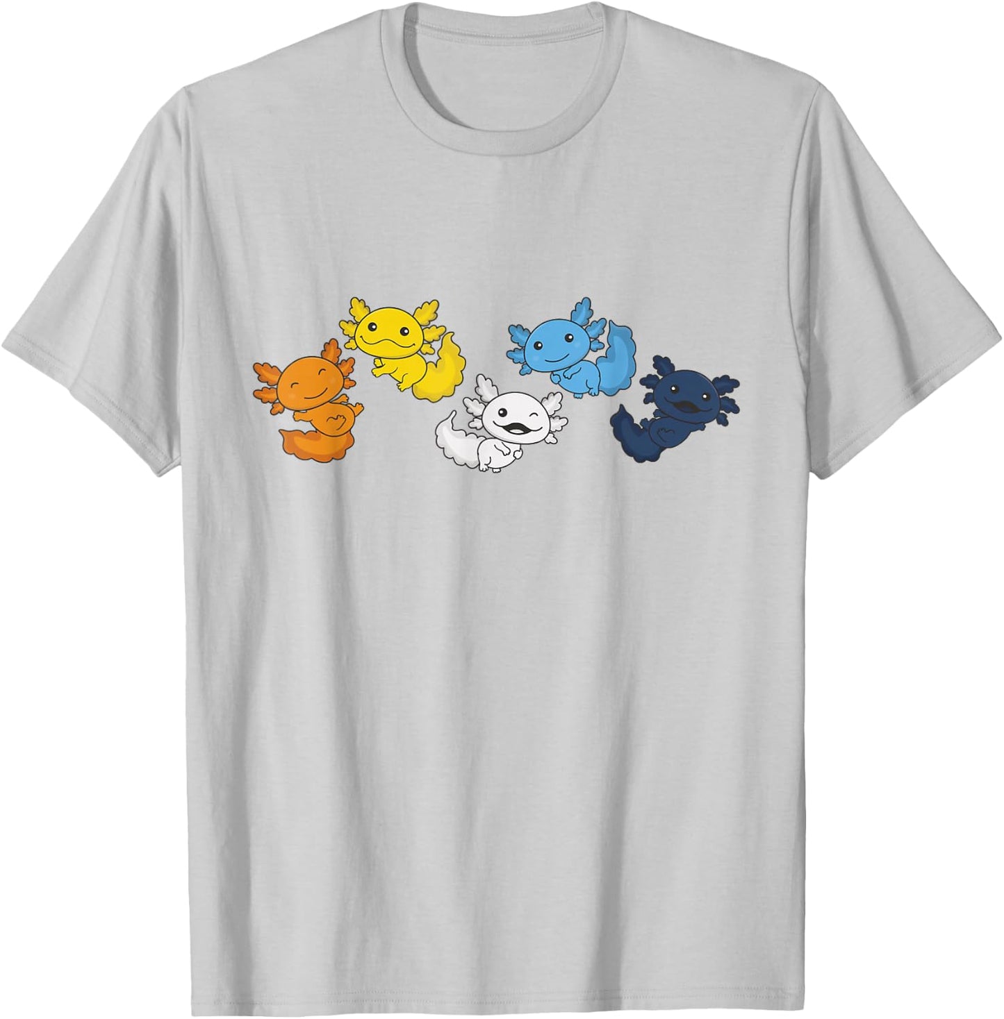 aroace Flag Pride LGBTQ Axolotl aroace T-Shirt - T-Shirt | Ash