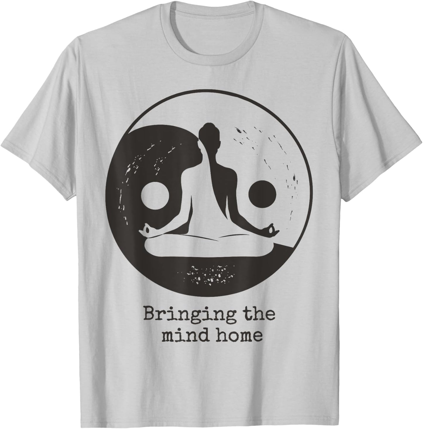 Ying Yang Balance Taoism Meditation Tai Chi Yoga T-Shirt - T-Shirt | Ash
