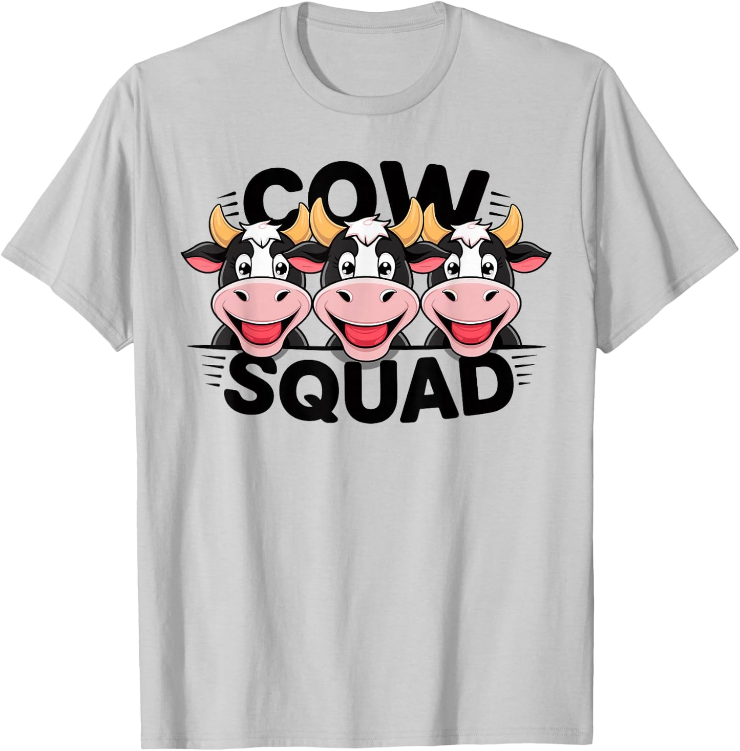 Cow Squad Design for Cow Lover Stuff | Kids Cow T-Shirt - T-Shirt | Ash