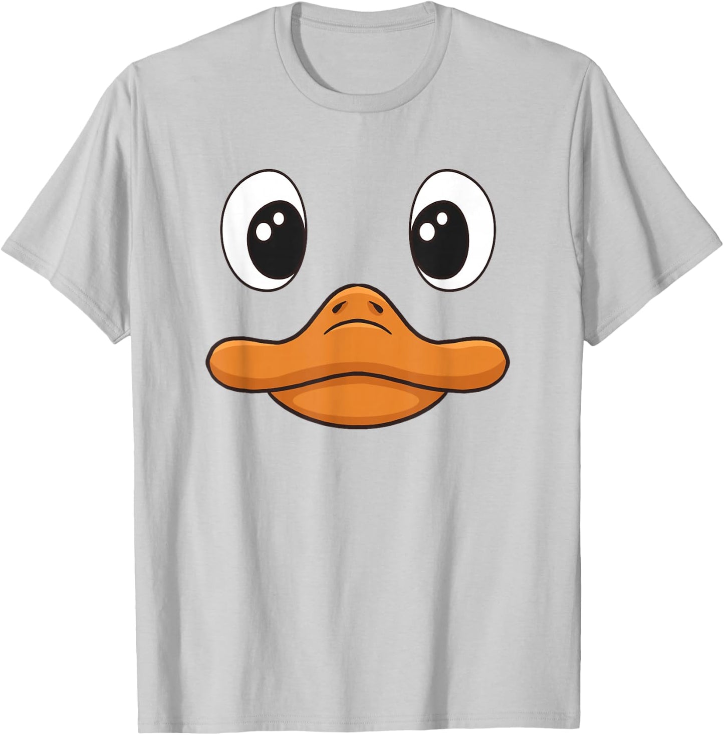 Duck Face Halloween Duck Costume Birthday Funny Duck Kids T-Shirt - T-Shirt | Ash