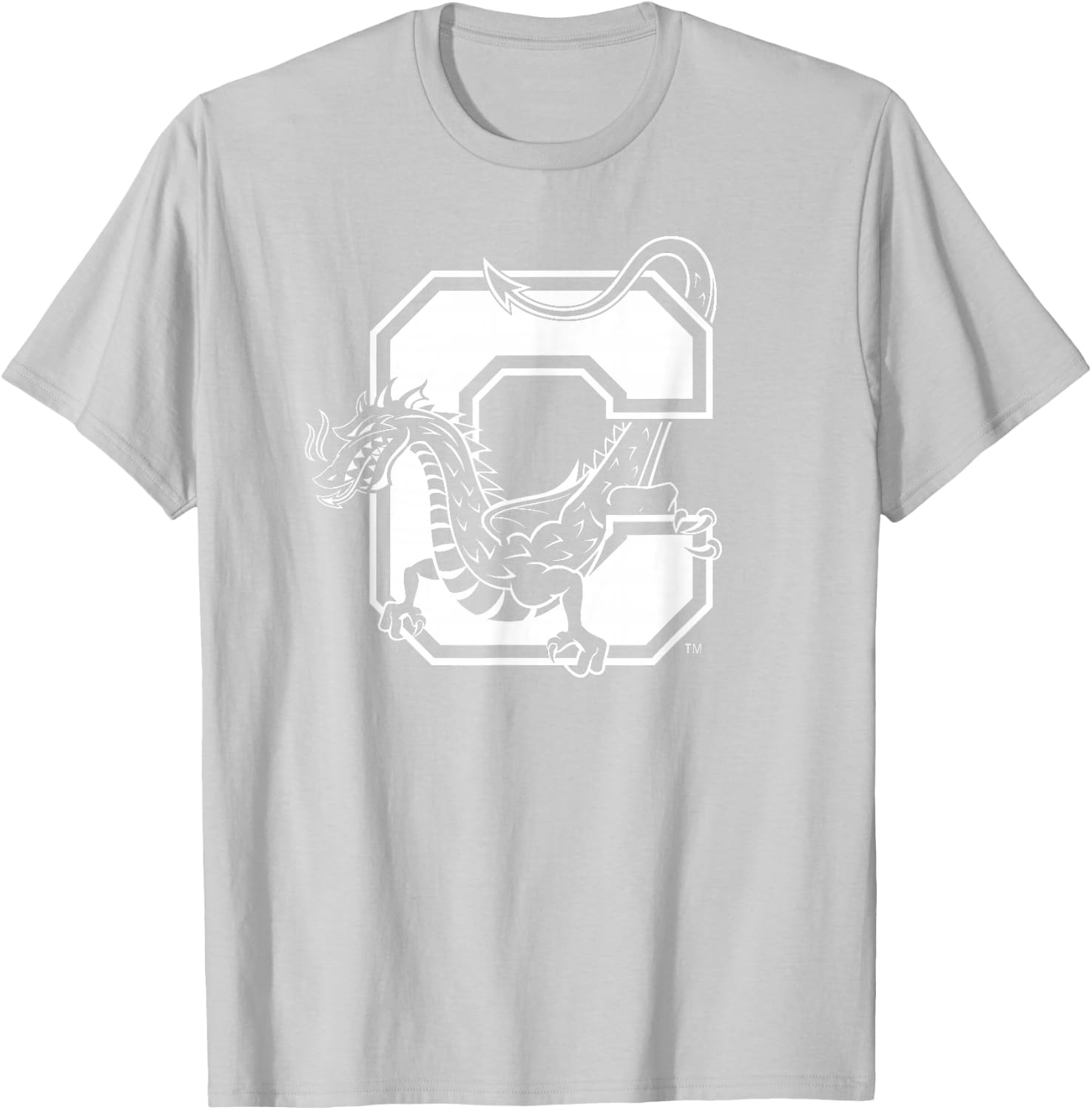 SUNY Cortland Red Dragons C Mark T-Shirt - T-Shirt | Ash