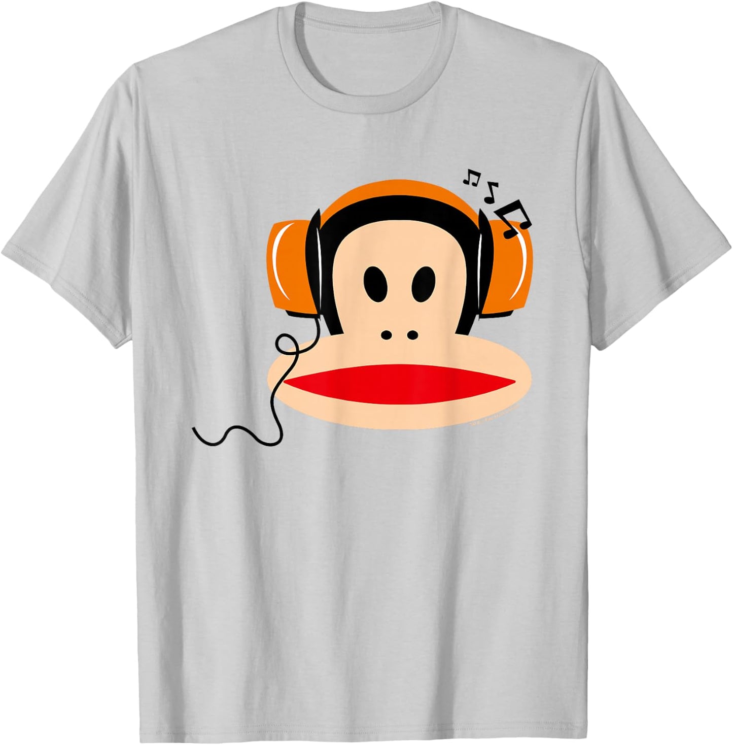 Paul Frank Julius The Monkey Headphones , gray T-Shirt - T-Shirt | Ash