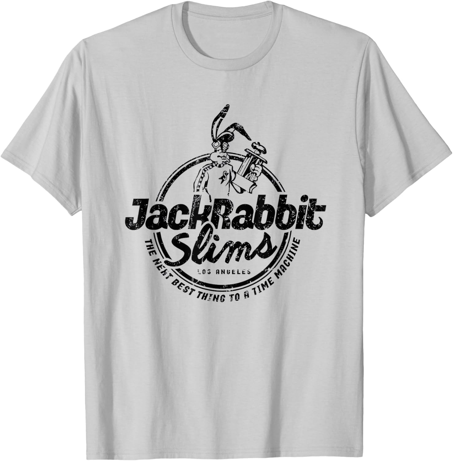 Rabbit Jack Slim's Pulp Milkshake Restaurant Retro Vintage T-Shirt - T-Shirt | Ash