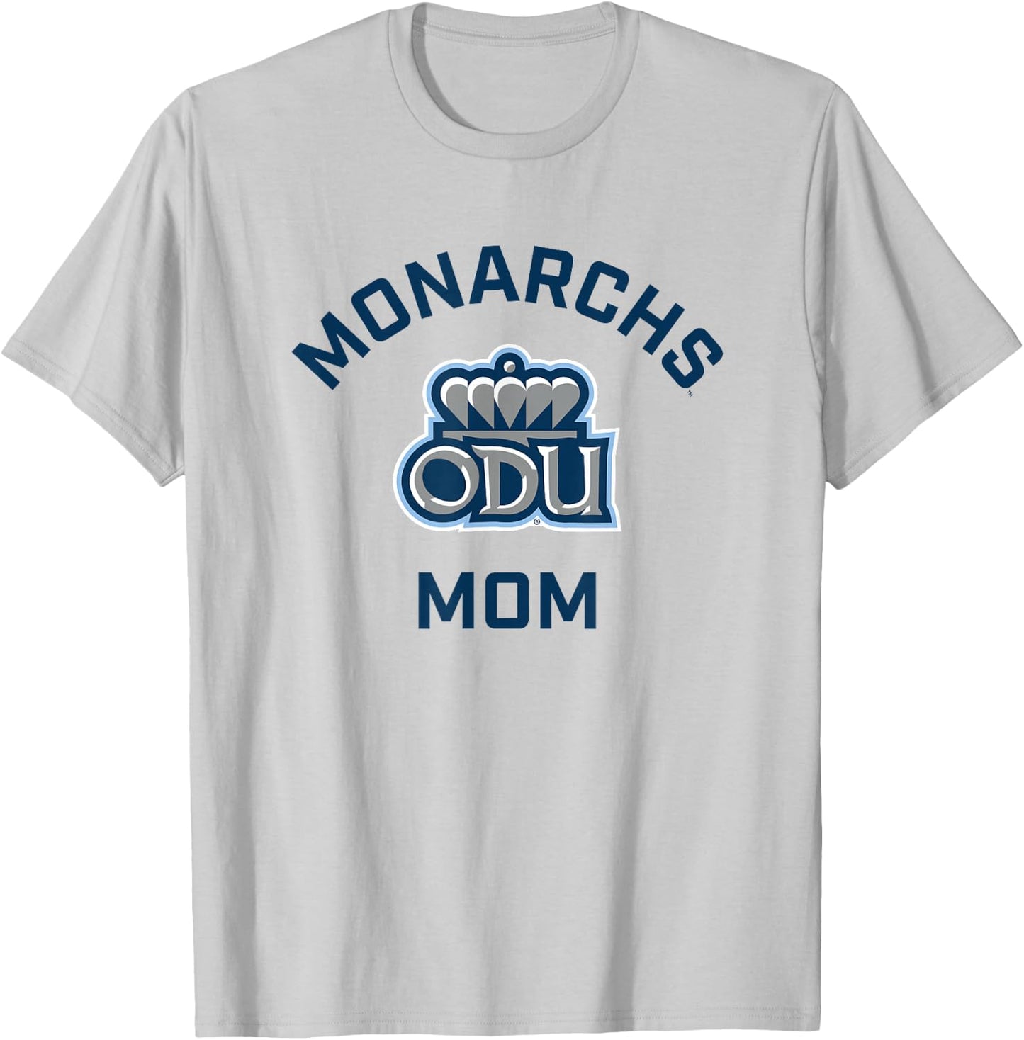 Old Dominion University ODU Monarchs Arched Mom T-Shirt - T-Shirt | Ash