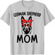 German Shepherd Mom Dog Mama Sunglasses Mother's Day Gift T-Shirt - T-Shirt | Ash