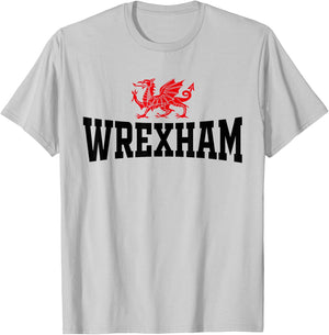 Wrexham City, Wales, Roter Drache, Wrecsam Cymru, Grafschaft Wales T-Shirt - T-Shirt | Ash