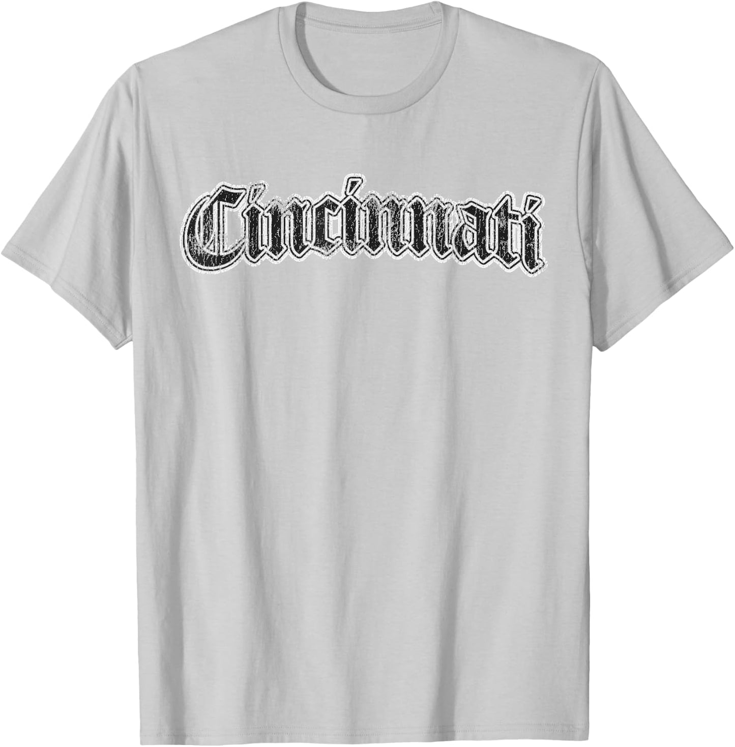 Retro Cincinnati Souvenir T-Shirt - T-Shirt | Ash