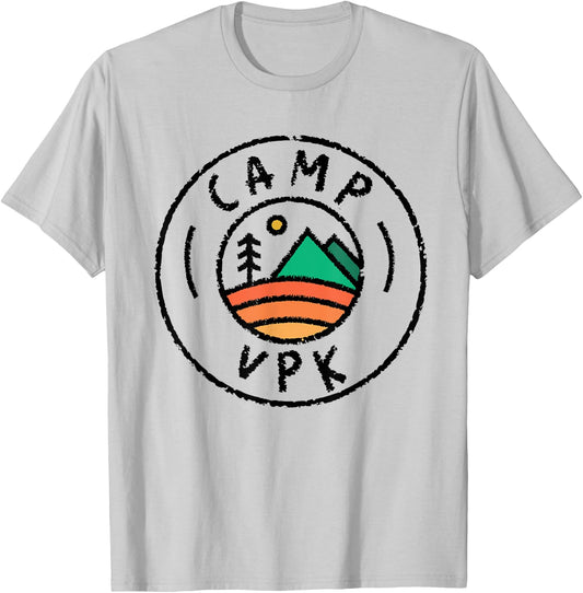 Camping Matching Voluntary Pre Kindergarten Camper Camp VPK T-Shirt - T-Shirt | Ash