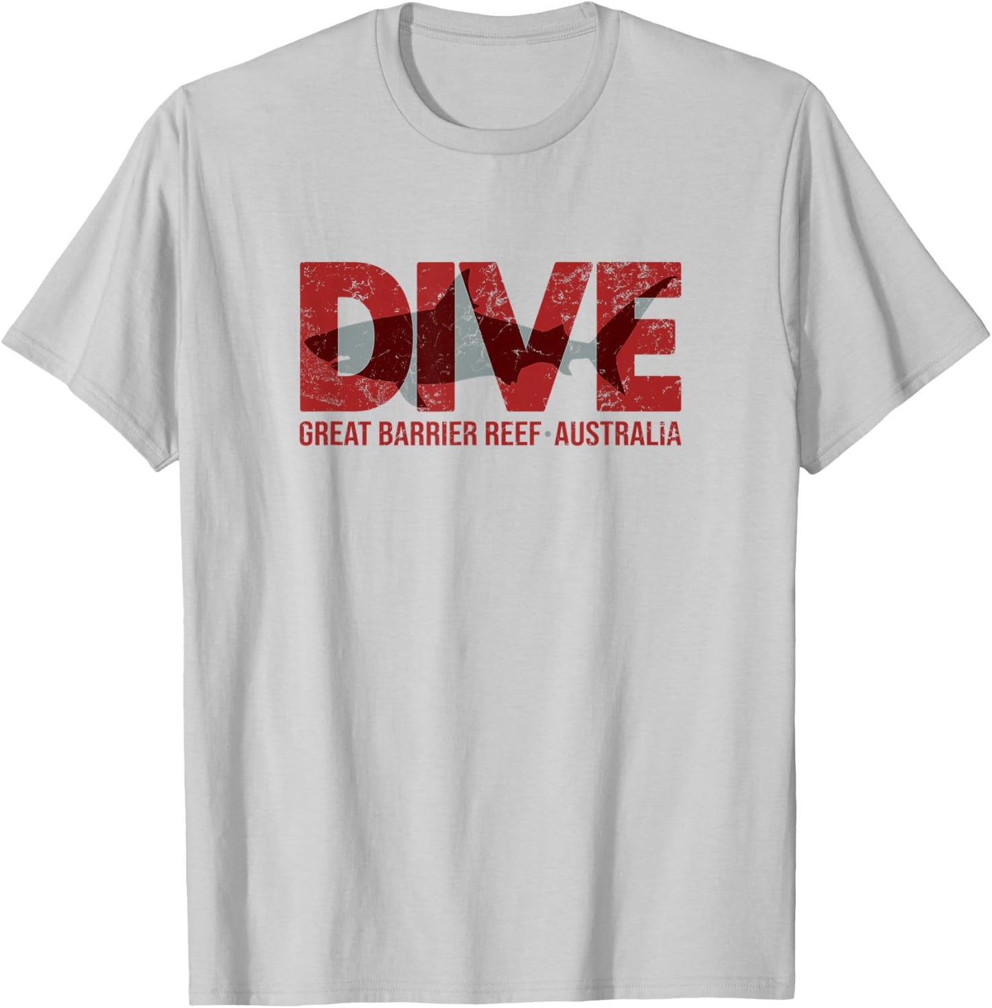 Australia Shark Dive Great Barrier Reef Diving T-Shirt - T-Shirt | Ash