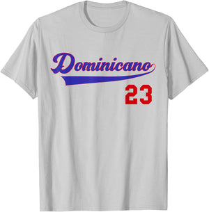 Dominicano Flag RD Dominikanische Republik Baseball Trikot T-Shirt - T-Shirt | Ash