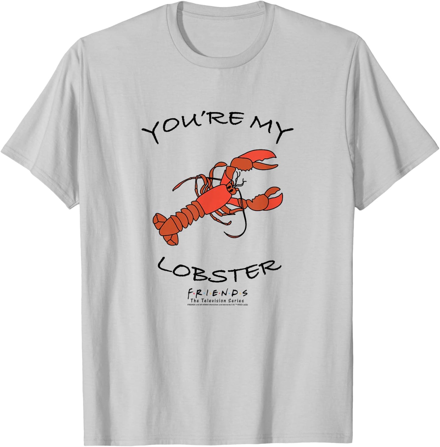 Friends You're My Lobster T-Shirt - T-Shirt | Ash