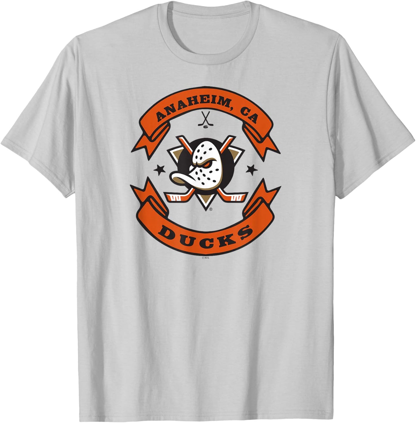 Anaheim Ducks Blaze , Grey, Small, -Kids T-Shirt - T-Shirt | Ash
